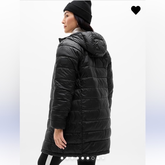 NWT Athleta | Aire Puffer Parka | Black | SPetite - Picture 2 of 12